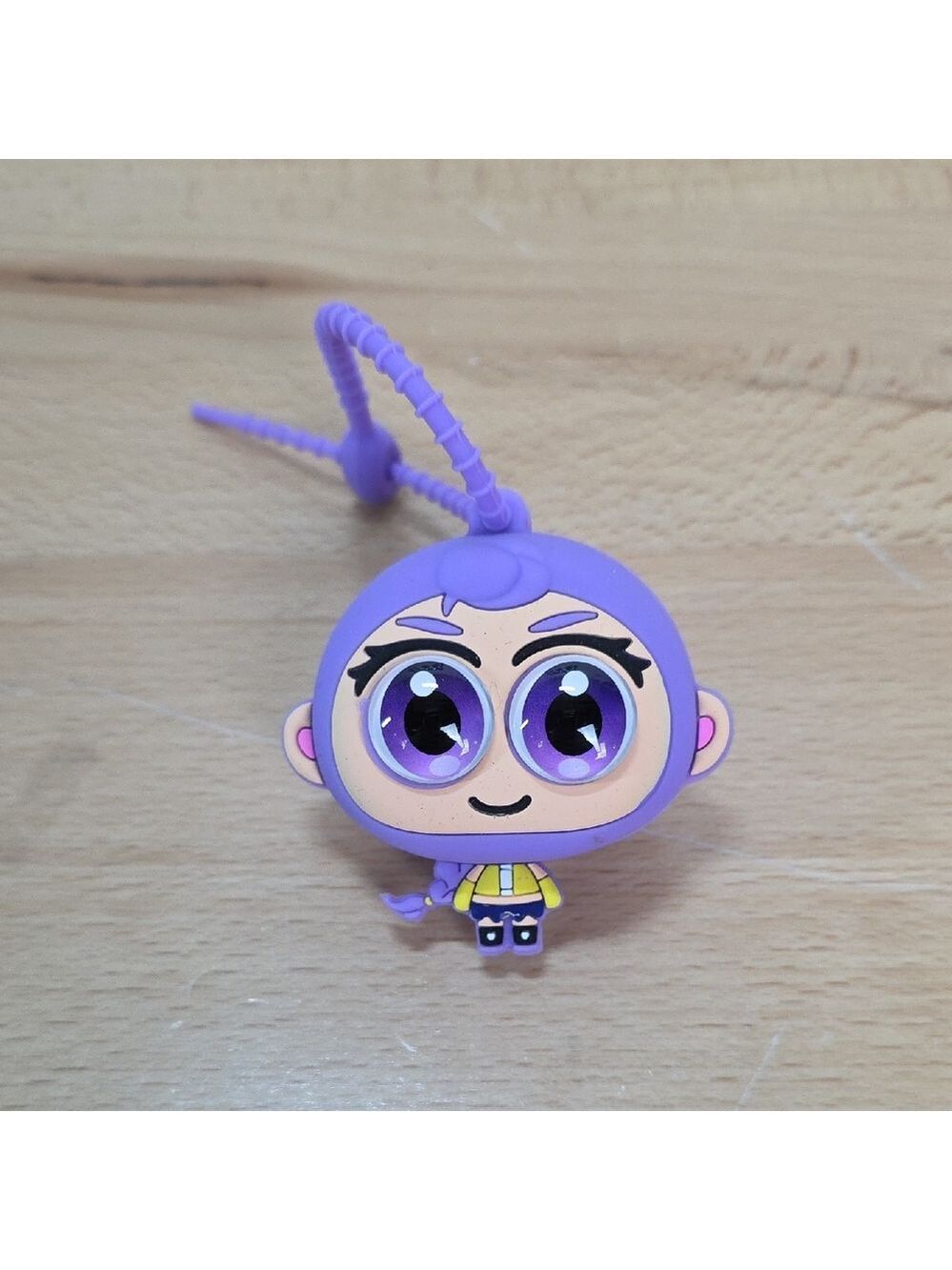 Purple Character Keychain Toy